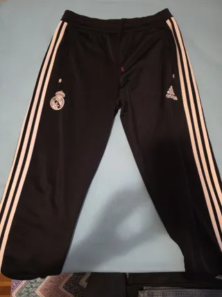 Pantalón Chándal Real Madrid Adidas Negro