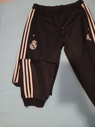 Pantalón Chándal Real Madrid Adidas Negro
