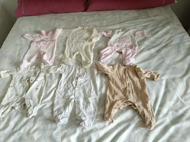 Lote pijamas bebé niña