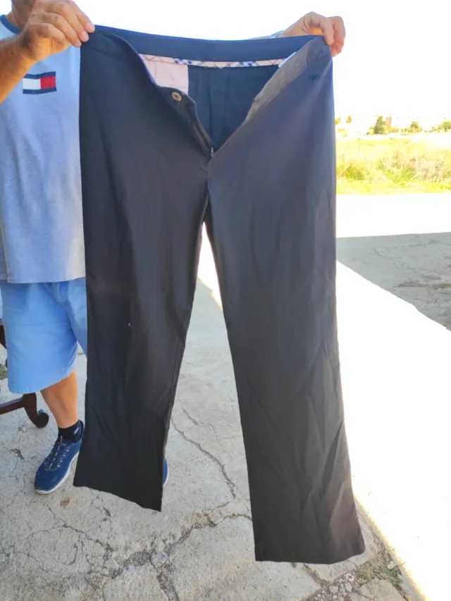 Pantalón Burberry Negro Talla 50