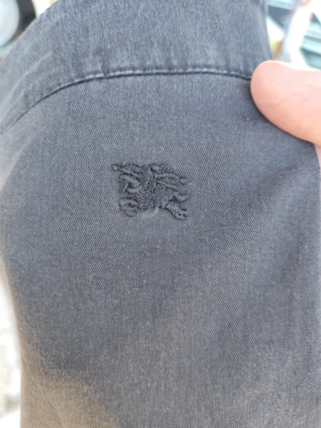 Pantalón Burberry Negro Talla 50