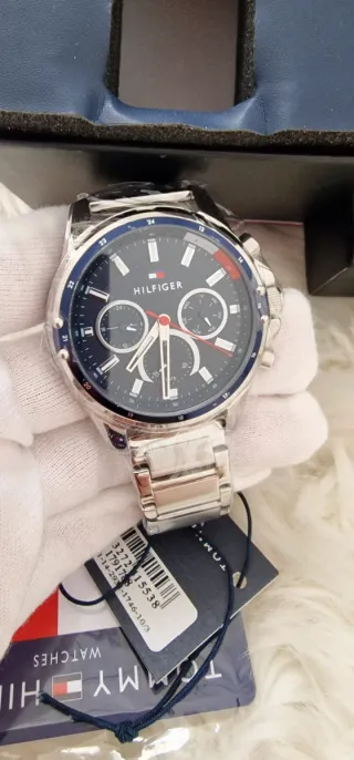 Reloj Tommy Hilfiger Hombre Azul y Plateado