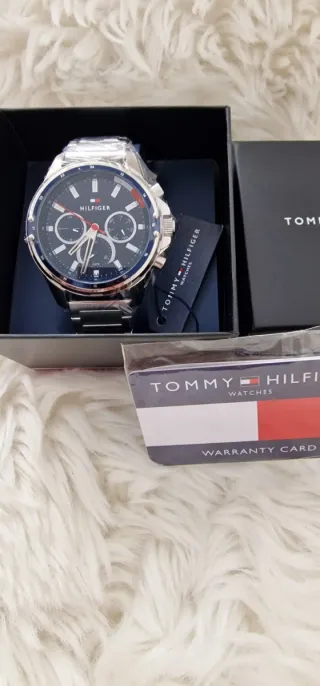 Reloj Tommy Hilfiger Hombre Azul y Plateado