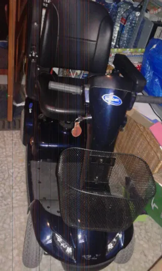 Scooter movilidad reducida azul leo imvocare