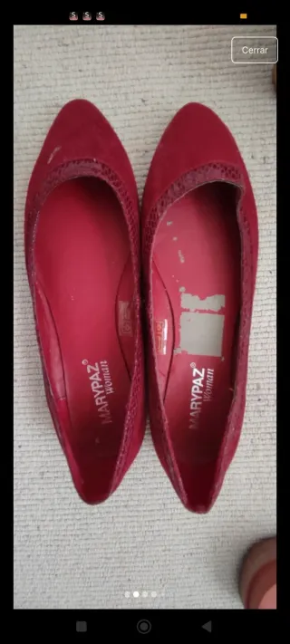 Lote 5 pares bailarinas y cuña