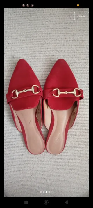 Lote 5 pares bailarinas y cuña