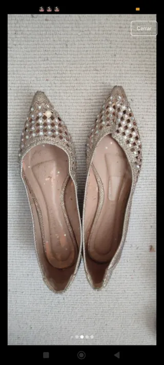 Lote 5 pares bailarinas y cuña