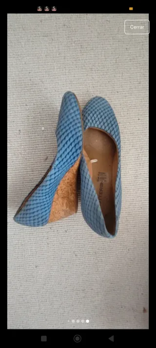 Lote 5 pares bailarinas y cuña