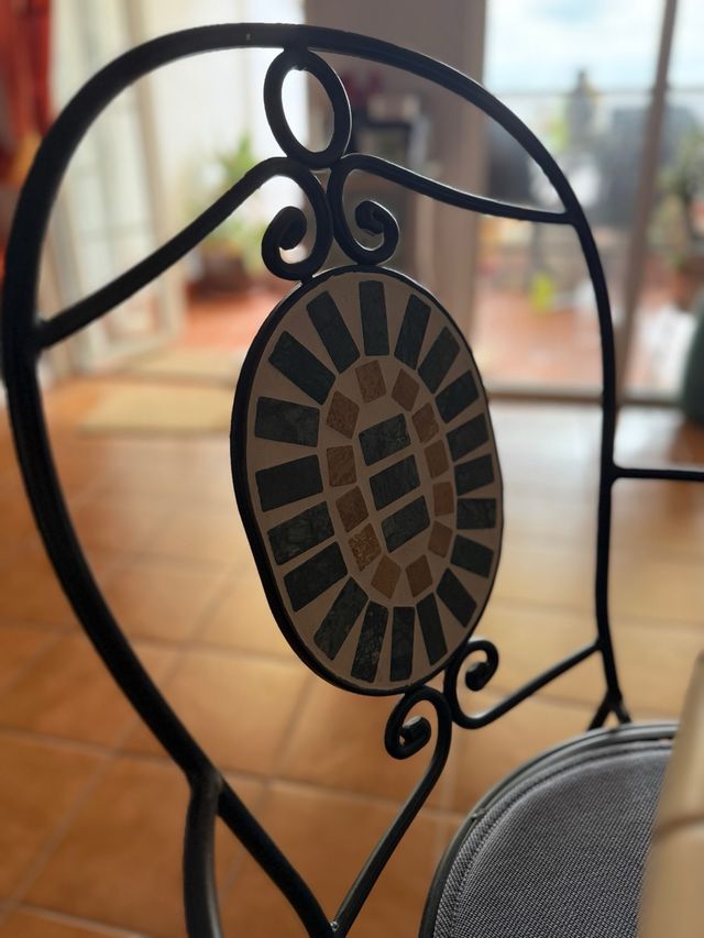 Sillas de exterior metal piedra