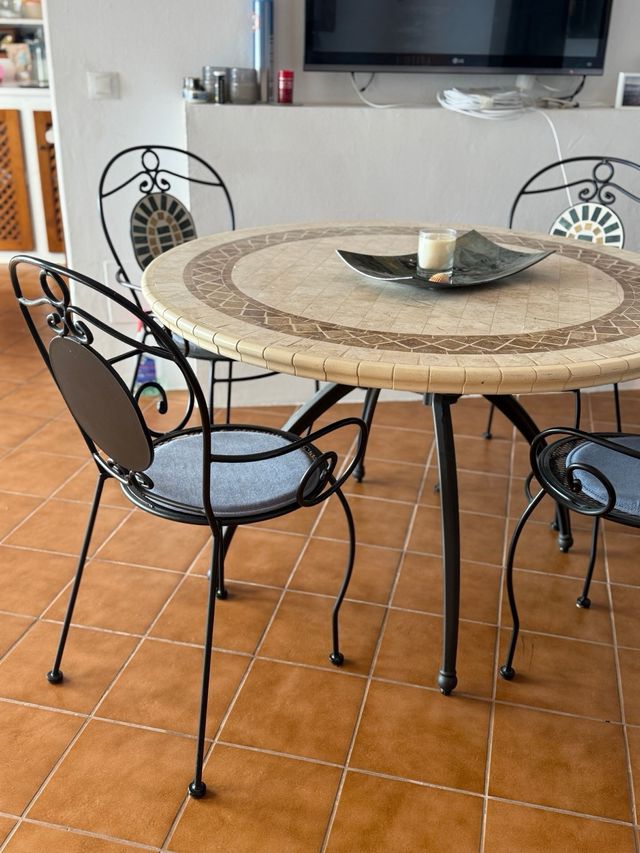 Sillas de exterior metal piedra