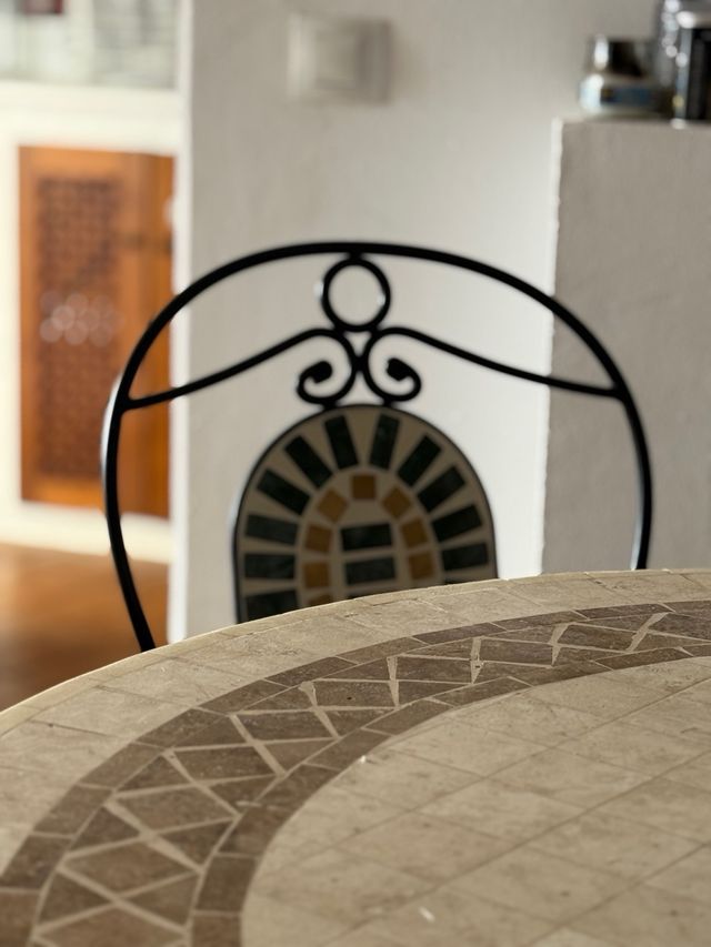 Sillas de exterior metal piedra