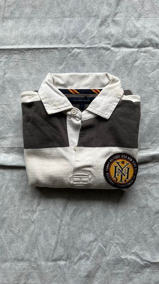 Polo  Tommy Hilfiger Talla S Rayas Vintage