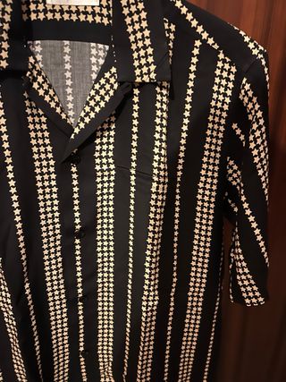 Camicia Saint Laurent a righe e stelle