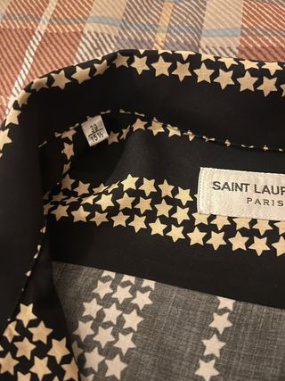 Camicia Saint Laurent a righe e stelle