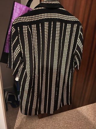 Camicia Saint Laurent a righe e stelle