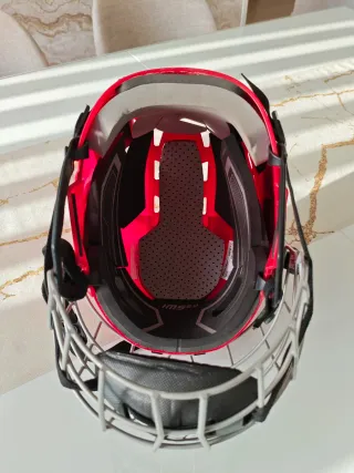 Casco de Hockey Bauer Rojo