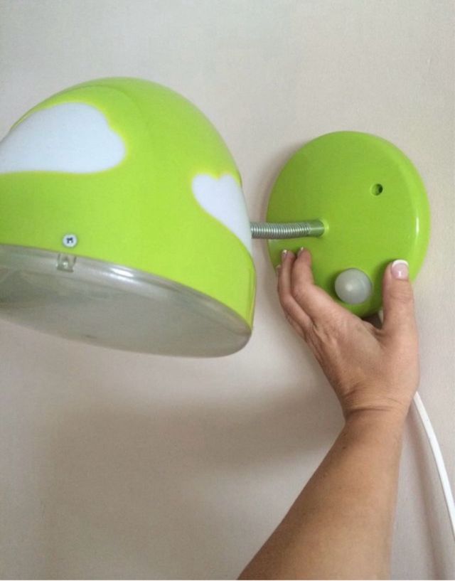 Lampada verde per bambini