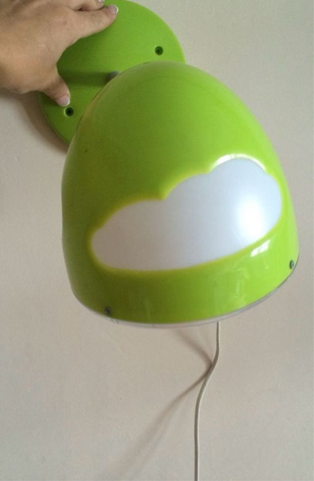 Lampada verde per bambini