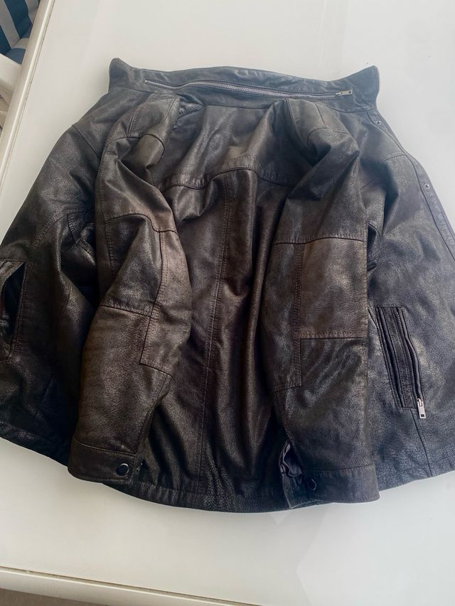 Chaqueta de cuero hombre