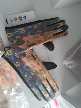 Guantes El Beso Klimt piel