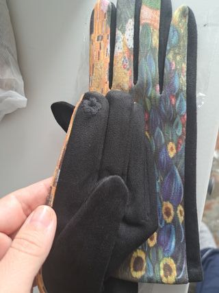 Guantes El Beso Klimt piel