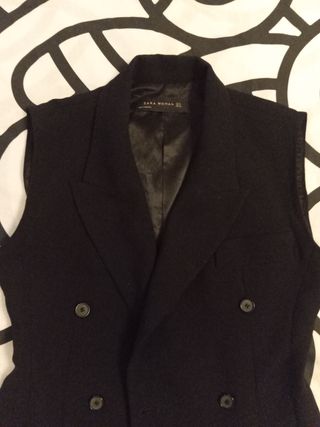 Chaleco Zara Negro