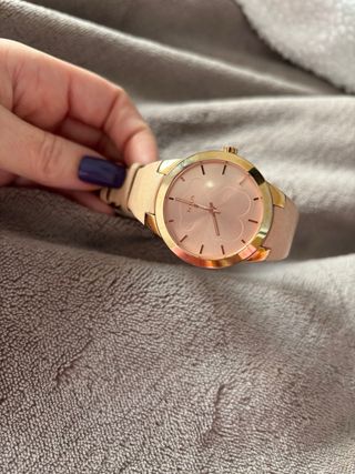 Reloj Tous Oro Rosa y Piel Beige