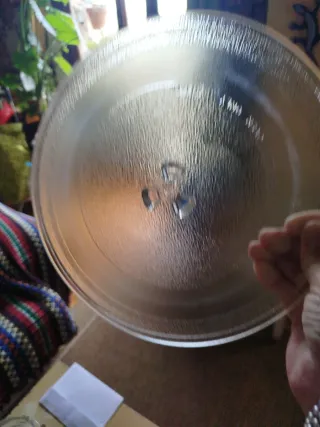 Plato de microondas.