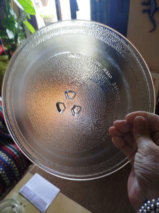 Plato de microondas.