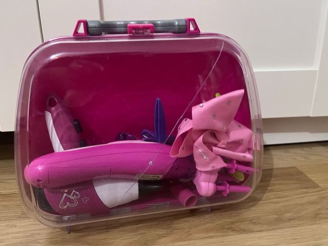 Maletín de peluquería infantil rosa