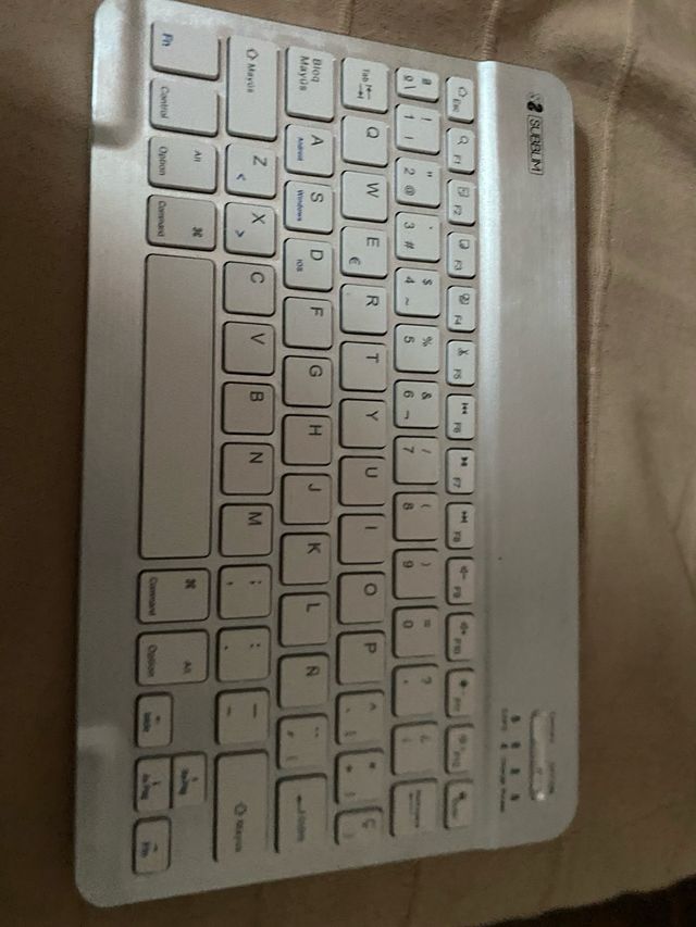 Teclado inalámbrico Subblim gris metalizado