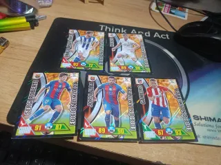 5 cromos Adrenalyn Edición Limitada 16-17