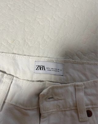 Falda vaquera blanca