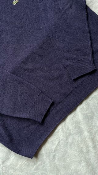 Jersey Lacoste pico Azul Talla 7(L-XL) Vintage