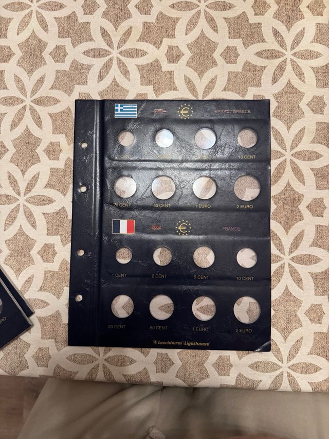 Folhas para moedas Euro Leuchtturm