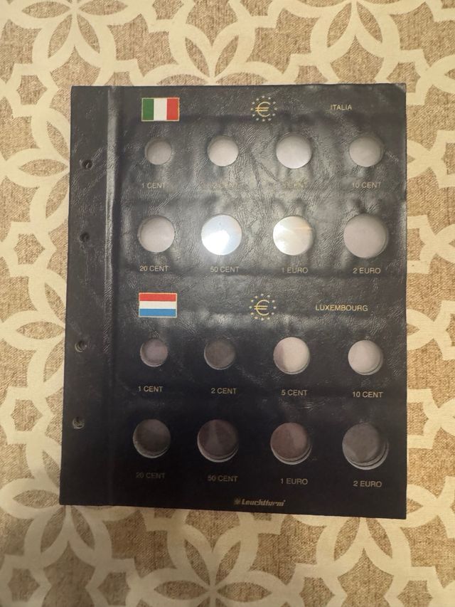 Folhas para moedas Euro Leuchtturm