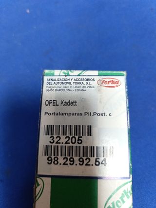 Portalámparas Piloto Trasero Opel Kadett