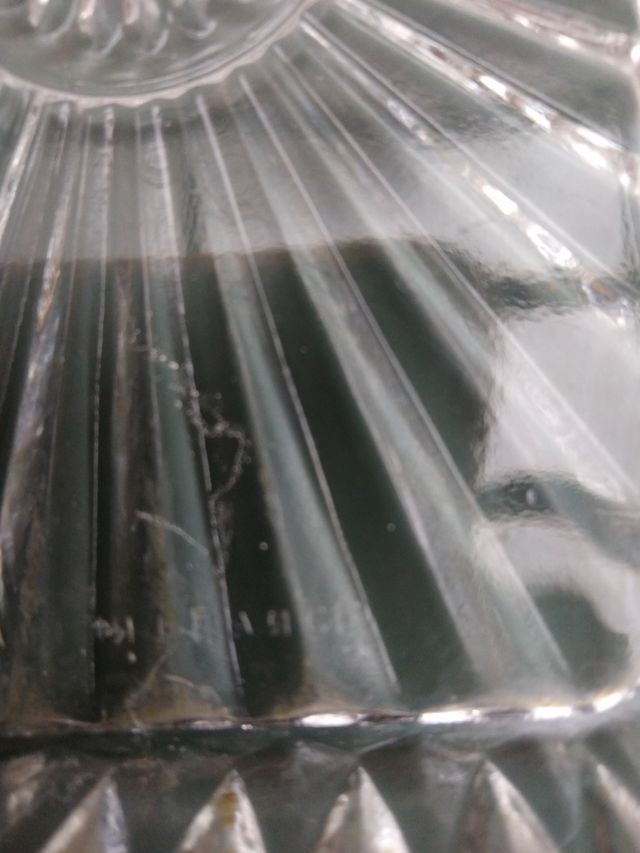 8 Bandejitas Cristal Rectangulares