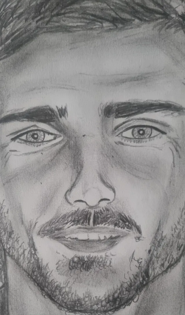 Retrato Dibujo Antoine Griezmann