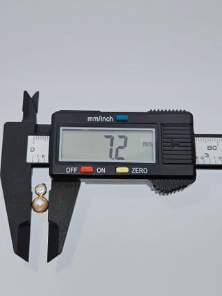 Pendientes de Oro 18K, Perla, 2gr, 1,2cm