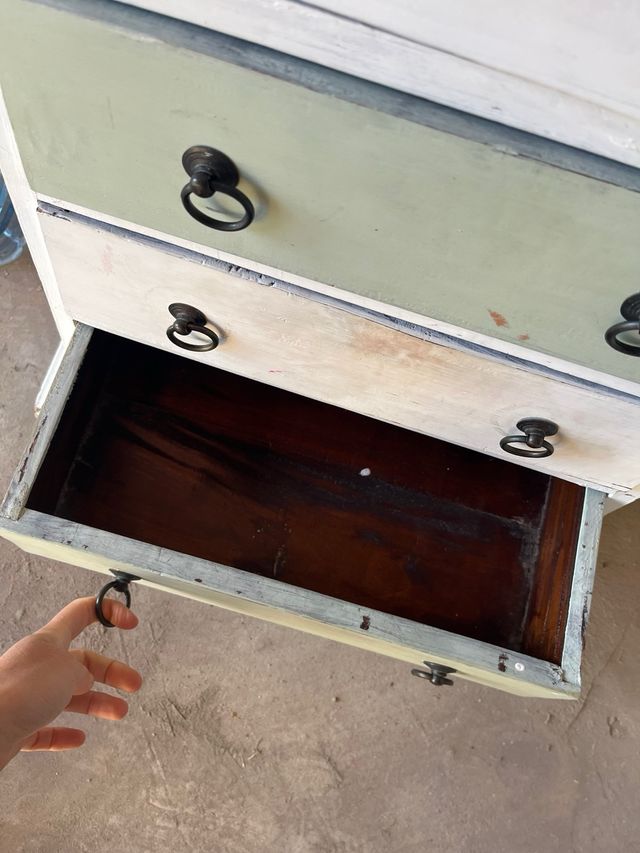 Cajonera Piramide Vintage in Legno