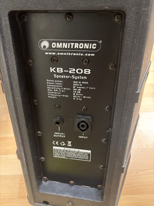 Par de altavoces pasivos Omnitronic
