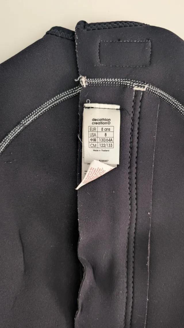 Traje Neopreno Tribord Infantil  y escarpines.