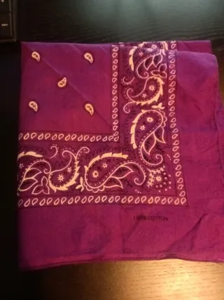 Bandana Morada Estampada