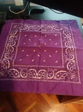 Bandana Morada Estampada