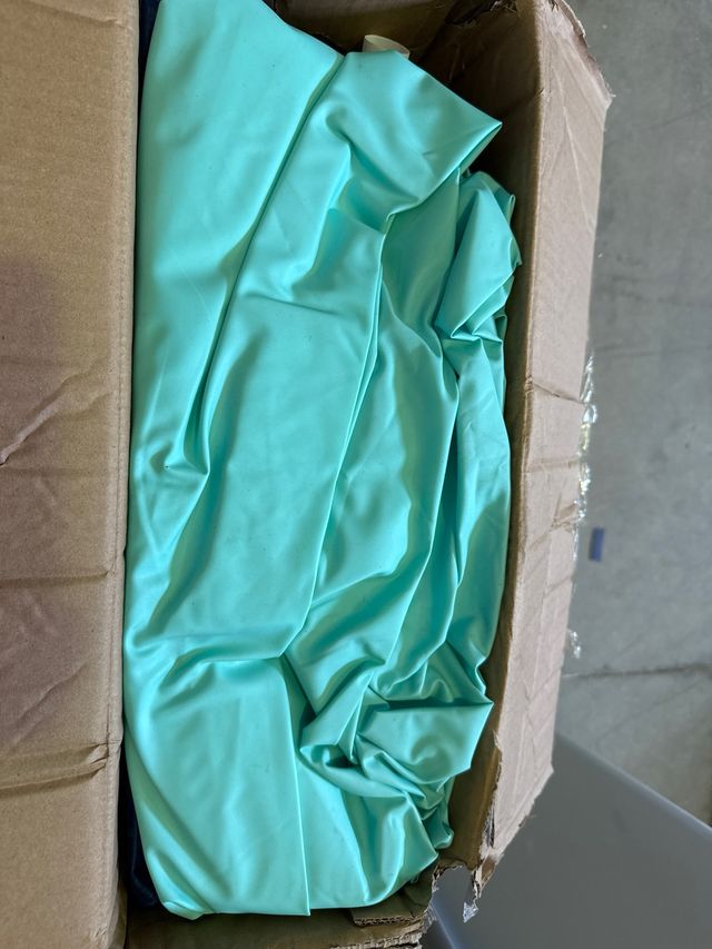 Piscina Dobrável Azul e Branca