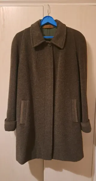 Abrigo de lana y alpaca