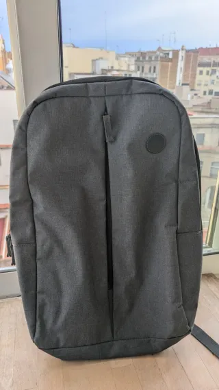 Mochila portátil HP gris buen estado