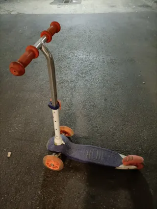 Patinete infantil 3 ruedas con luces