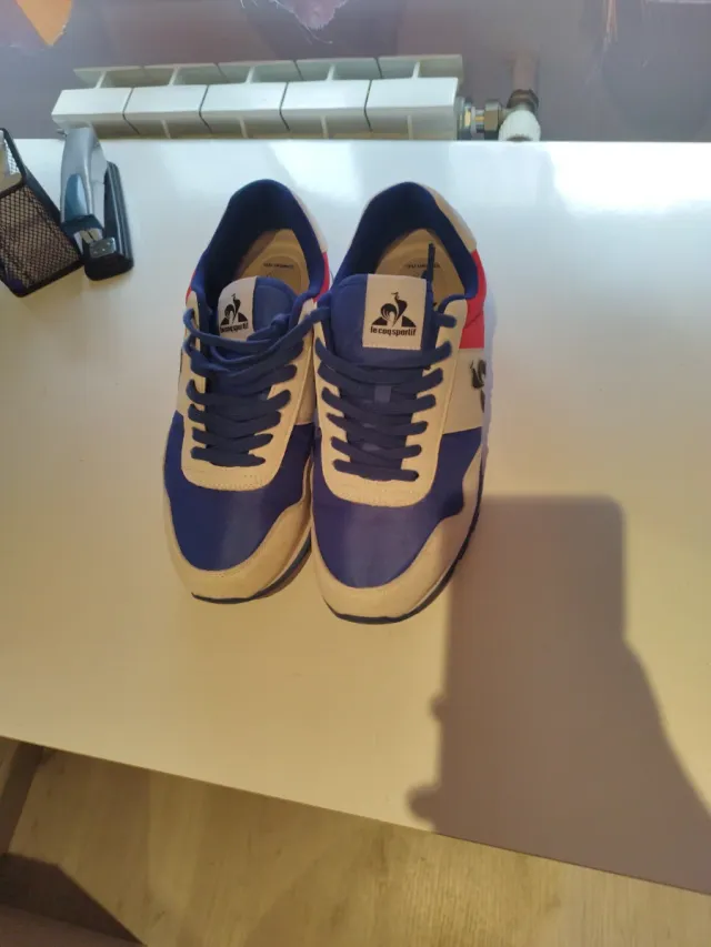 Zapatillas Le Coq Sportif Beige/Azul/Rojo